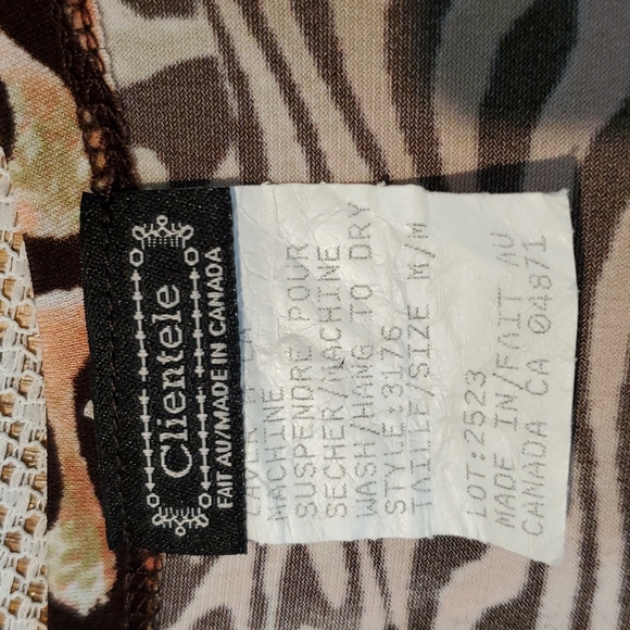 Flattering fit! Clientele Swingy Dress Tie Back Med 36-38 bust - Picture 10 of 13